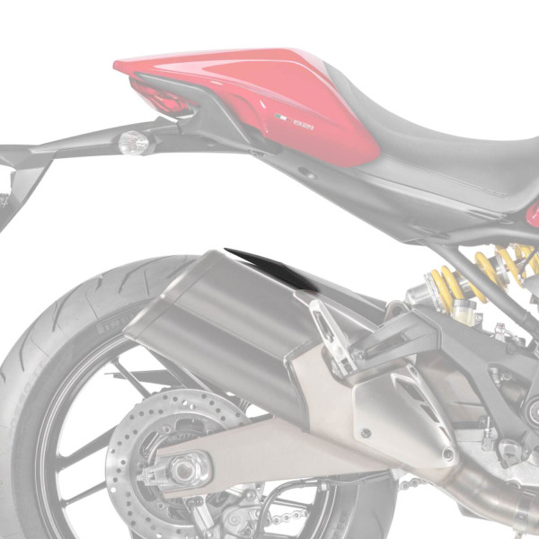 Pyramid Plastics Pyramid hugger extension | matte black | ducati monster 821 2014>2020